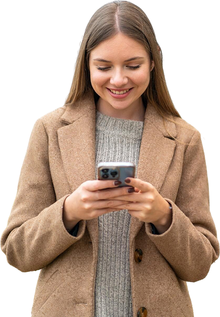 Person using phone