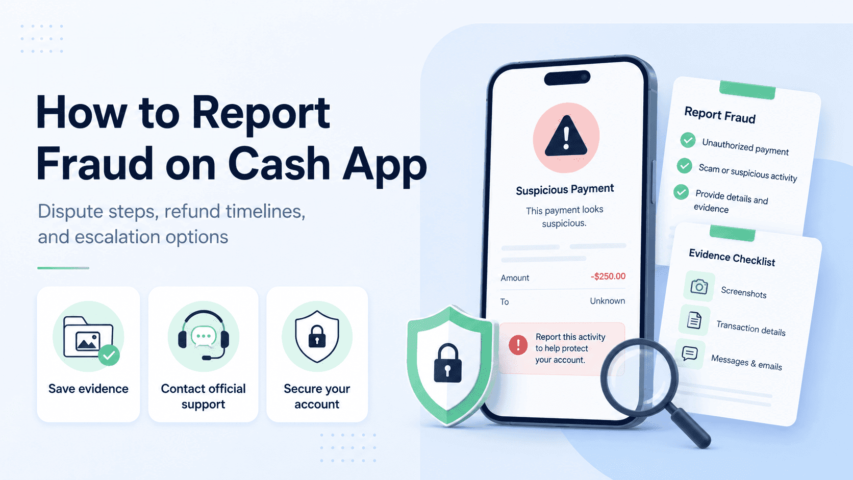 How to Report Fraud on Cash App Dispute steps, refund timelines and escalation options-.png